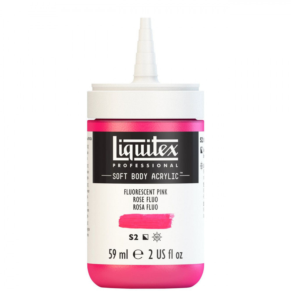 Tinta Acrílica Liquitex Soft Body 59ml S2 987 Fluorescent Pink