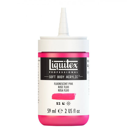 Tinta Acrílica Liquitex Soft Body 59ml S2 987 Fluorescent Pink