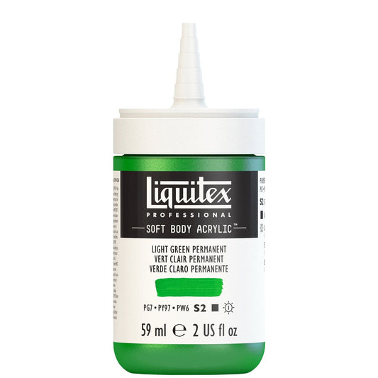 Tinta Acrílica Liquitex Soft Body 59ml S2 312 Light Green Permanent