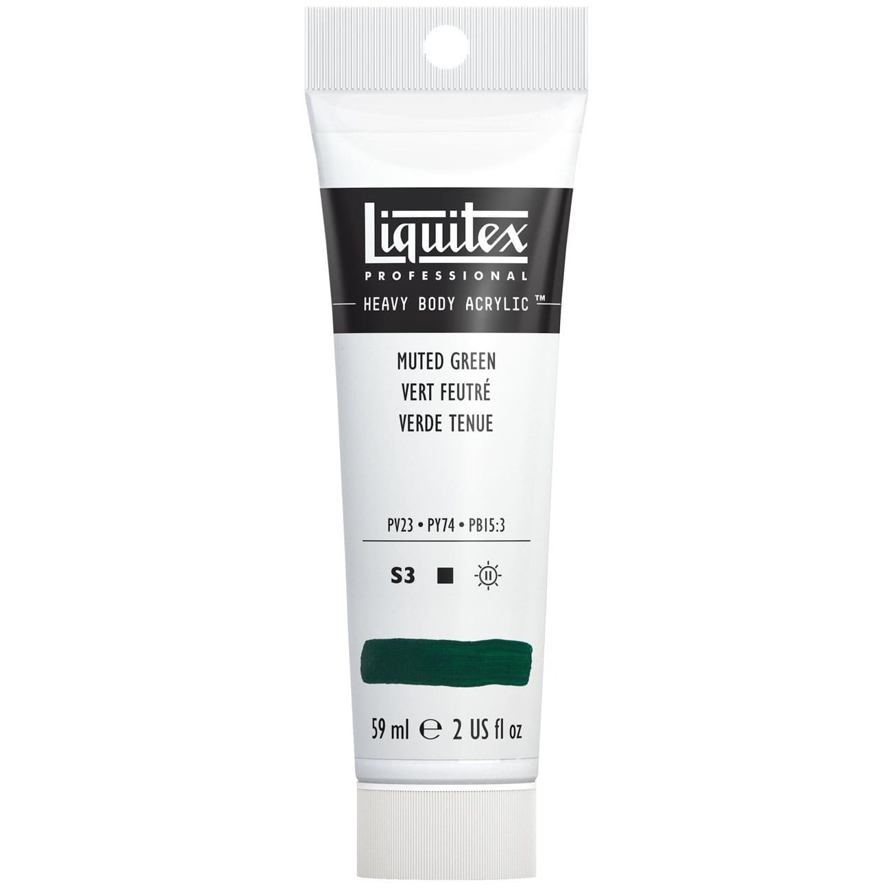 Tinta Acrílica Liquitex Heavy Body S3 501 Muted Green 59ml