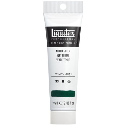 Tinta Acrílica Liquitex Heavy Body S3 501 Muted Green 59ml