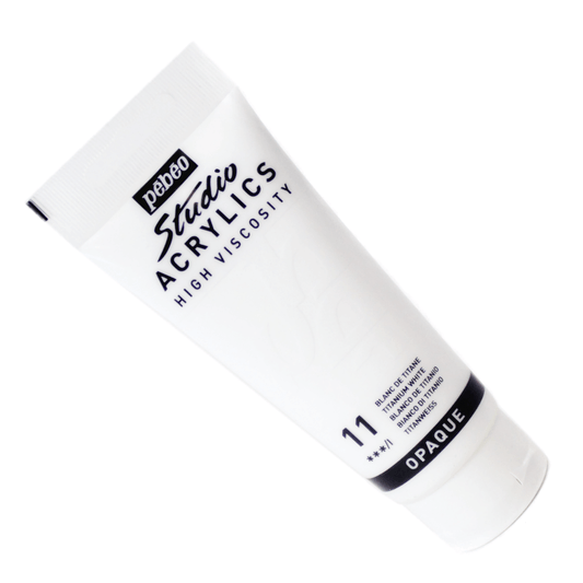 Tinta Acrílica Pébéo Studio  11 Branco de Titâneo 100ml