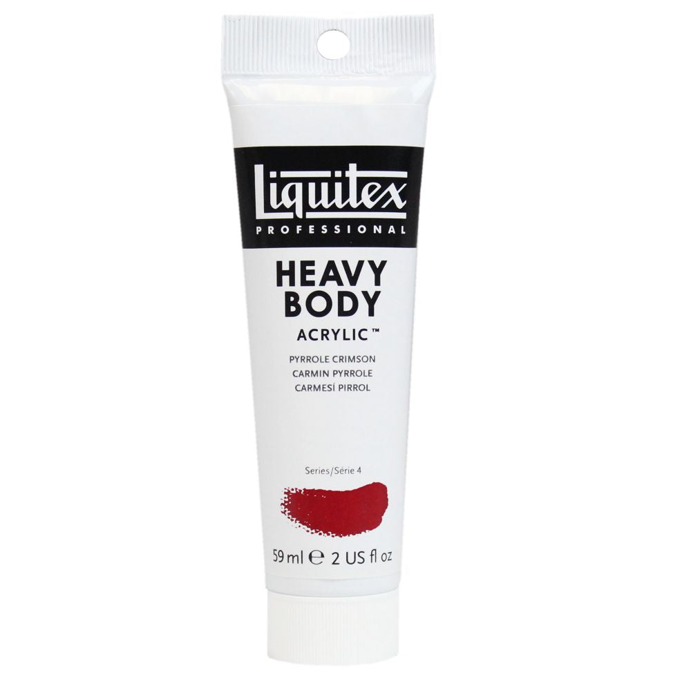 Tinta Acrílica Liquitex Heavy Body 326 Pyrrole Crimson 59ml