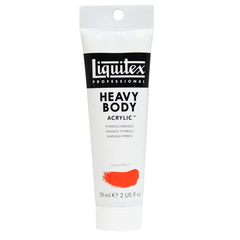 Tinta Acrílica Liquitex Heavy Body 323 Pyrrole Orange 59ml