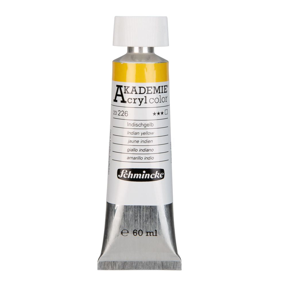 Tinta Acrílica Schmincke Akademie 60ml 226 Indian Yellow