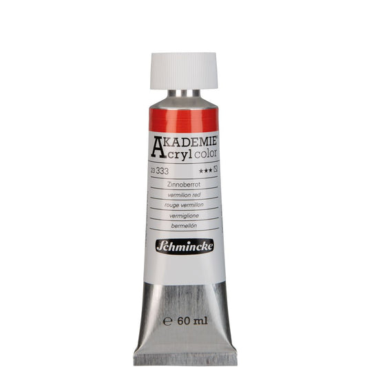 Tinta Acrílica Schmincke Akademie 60ml 333 Vermilion Red