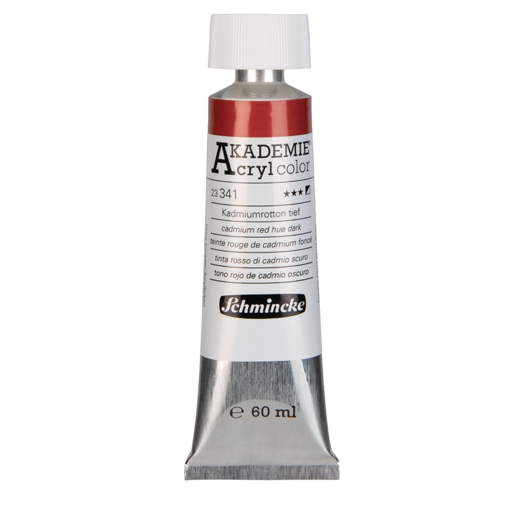 Tinta Acrílica Schmincke Akademie 60ml 341 Cadmium Red Hue Dark