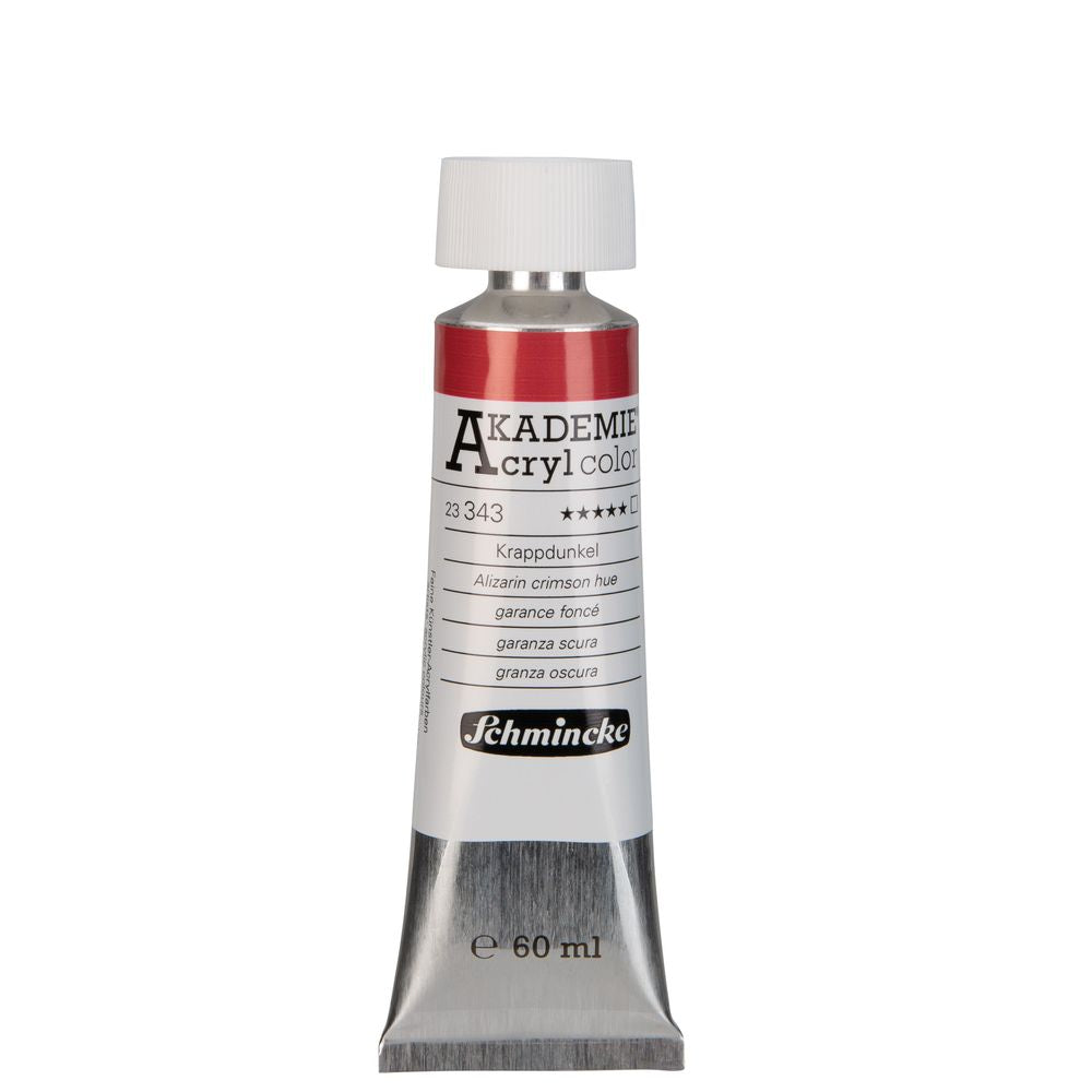 Tinta Acrílica Schmincke Akademie 60ml 343 Alizarin Crimson Hue