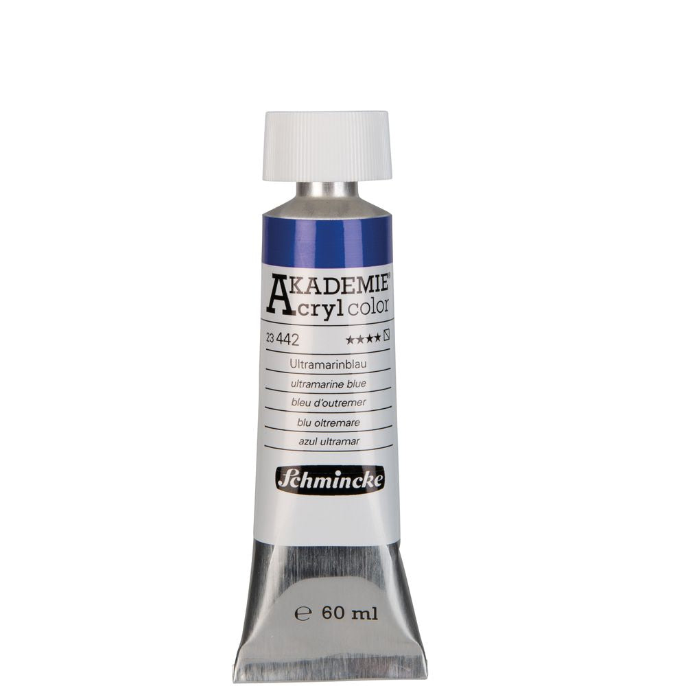 Tinta Acrílica Schmincke Akademie 60ml 442 Ultramarine Blue