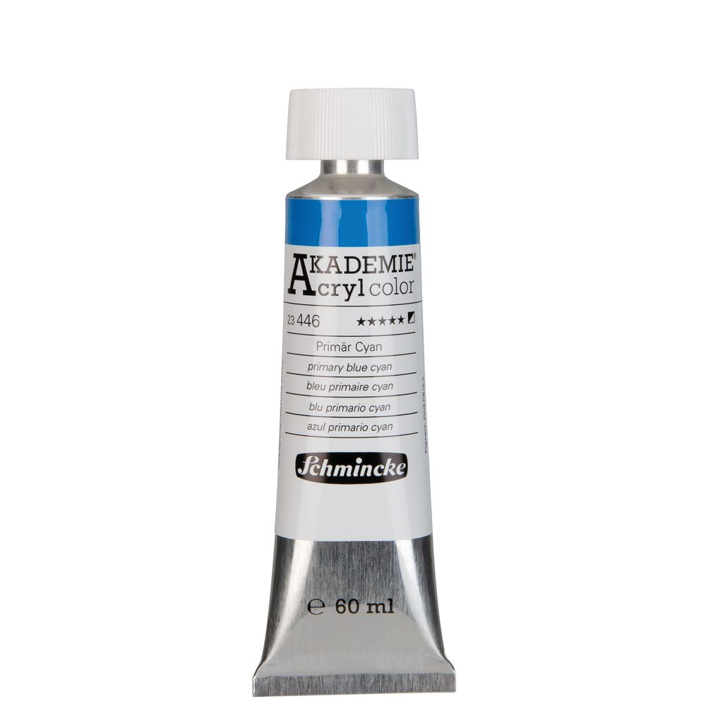 Tinta Acrílica Schmincke Akademie 60ml 446 Primary Blue Cyan