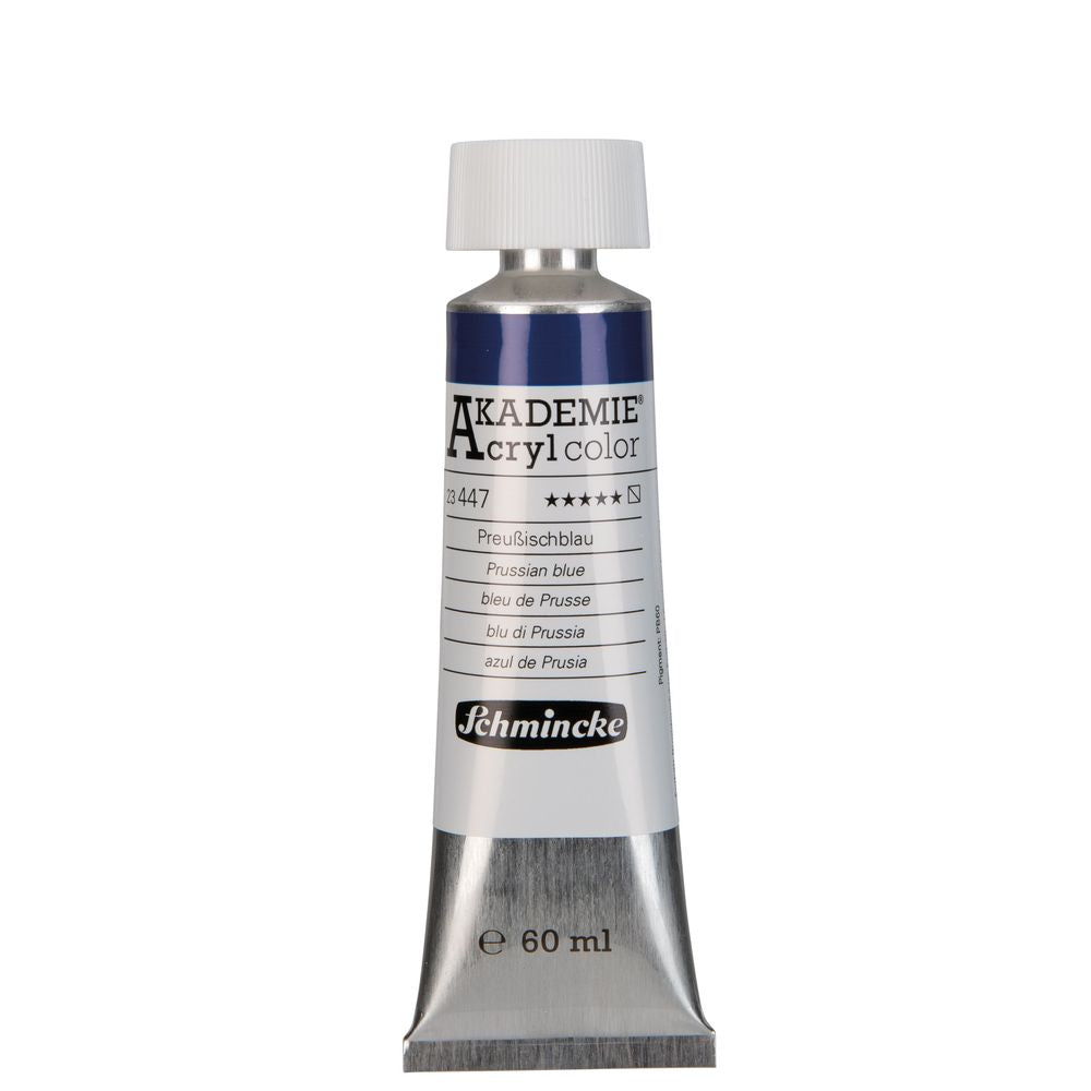 Tinta Acrílica Schmincke Akademie 60ml 447 Prussian Blue