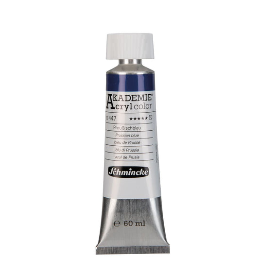 Tinta Acrílica Schmincke Akademie 60ml 447 Prussian Blue