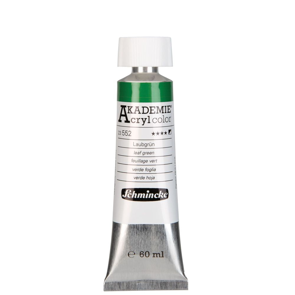 Tinta Acrílica Schmincke Akademie 60ml 552 Leaf Green