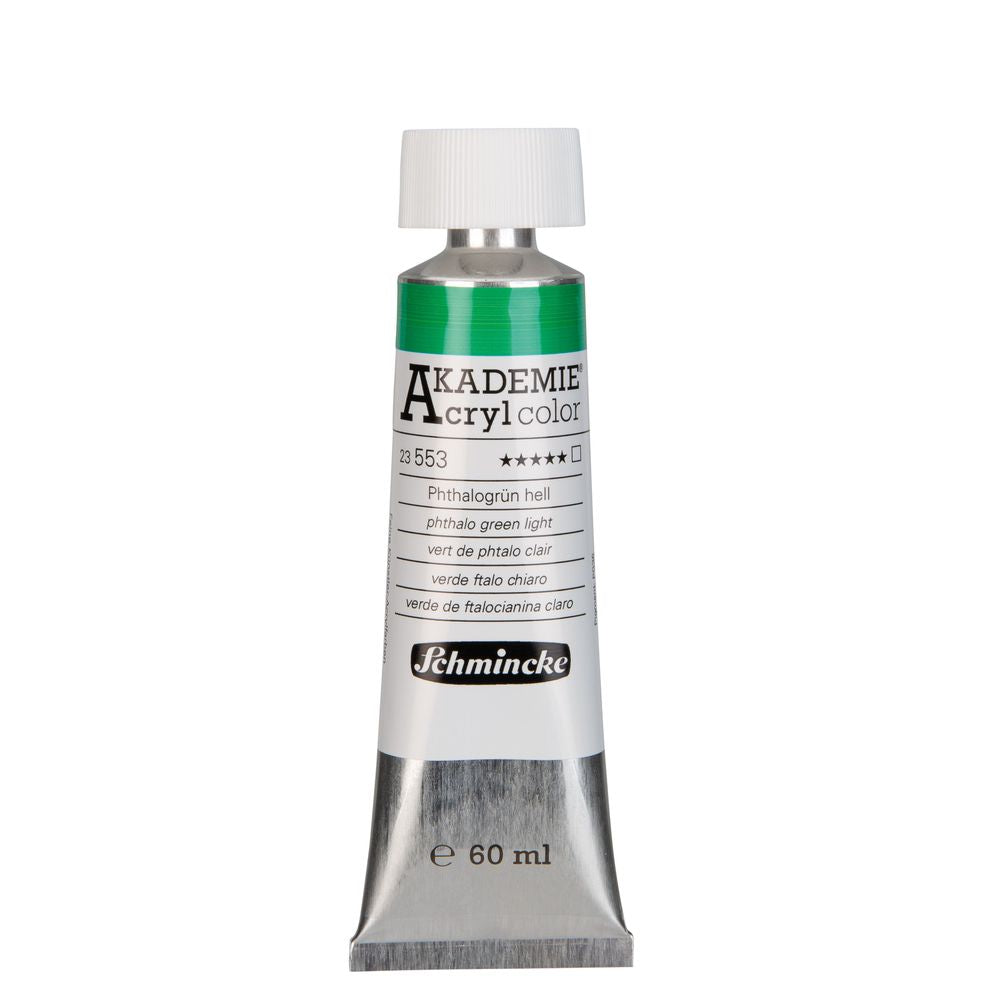 Tinta Acrílica Schmincke Akademie 60ml 553 Phthalo Green Light