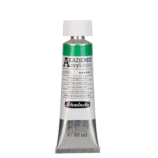 Tinta Acrílica Schmincke Akademie 60ml 553 Phthalo Green Light