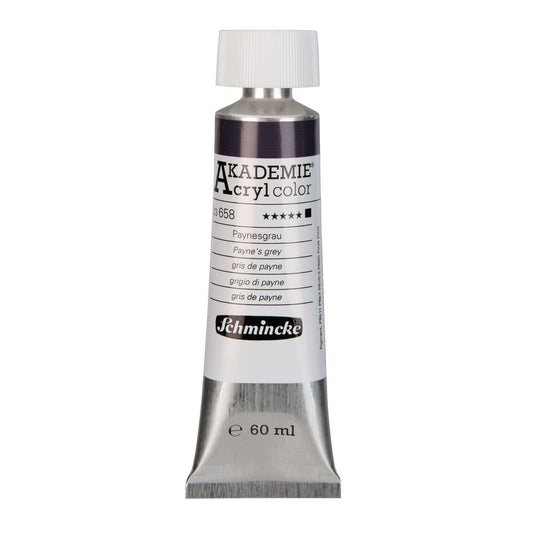 Tinta Acrílica Schmincke Akademie 60ml 658 Payne´sgrey