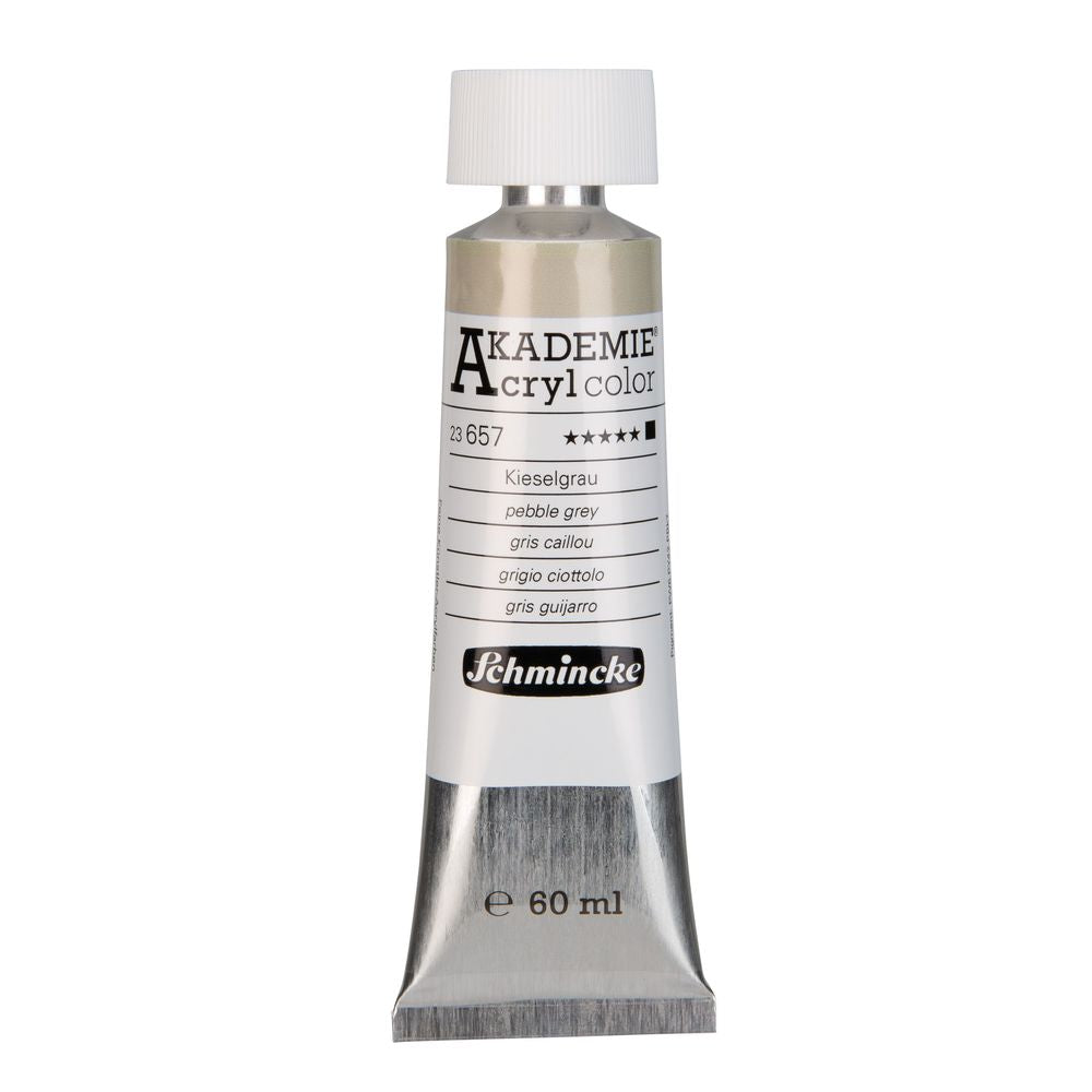 Tinta Acrílica Schmincke Akademie 60ml 657 Pebble Grey