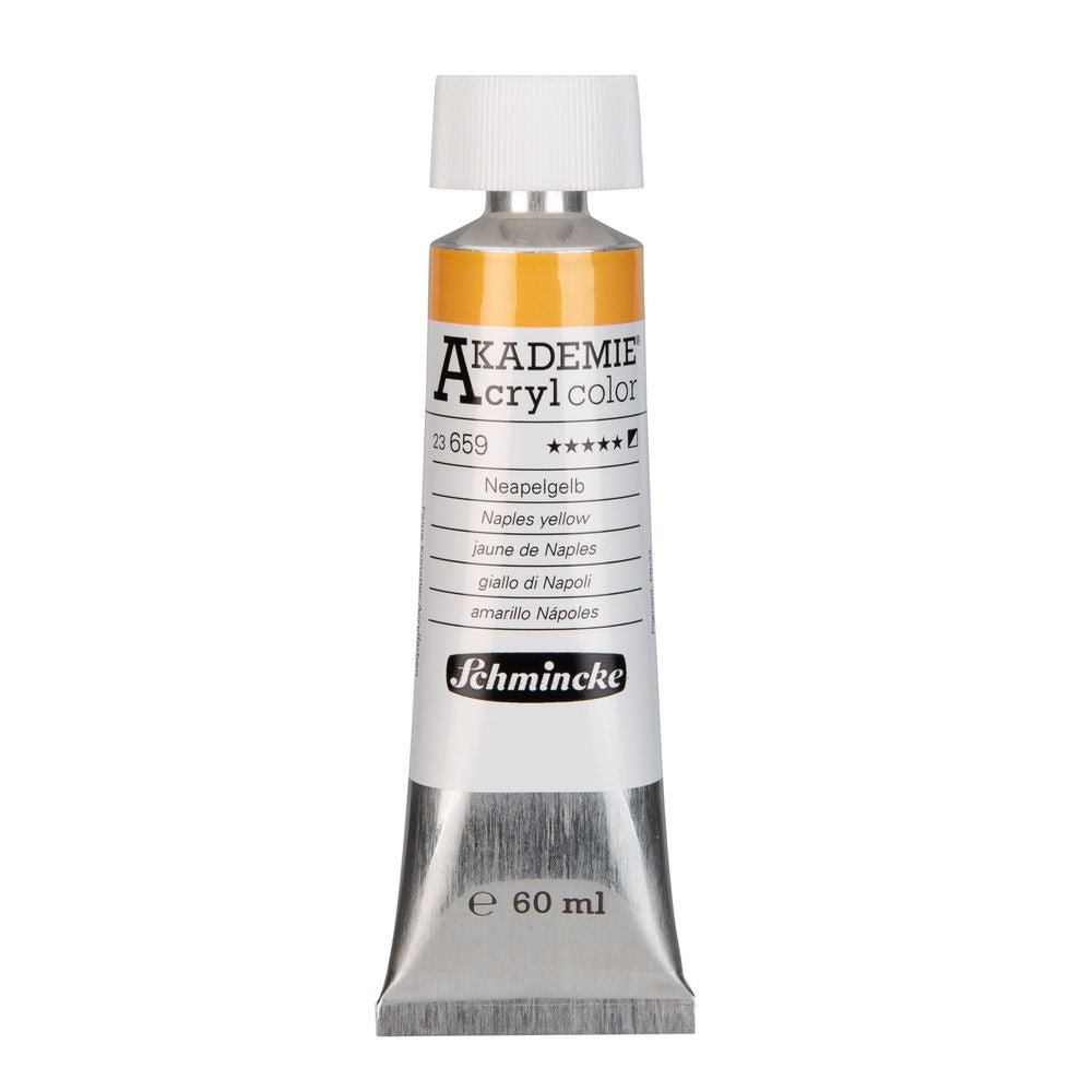 Tinta Acrílica Schmincke Akademie 60ml 659 Naples Yellow