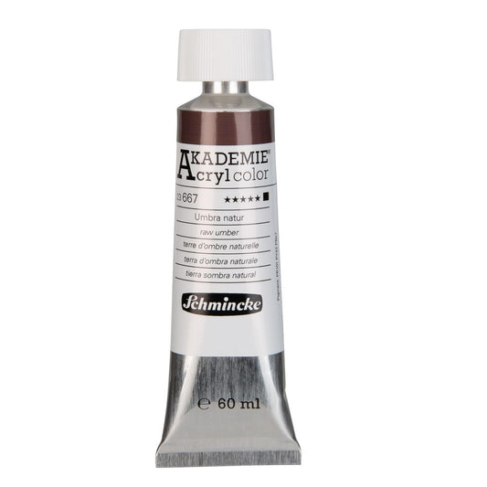 Tinta Acrílica Schmincke Akademie 60ml 667 Raw Umber