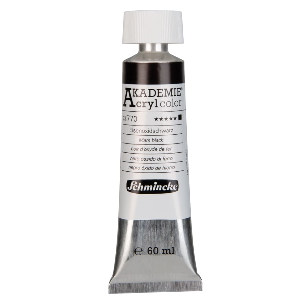 Tinta Acrílica Schmincke Akademie 60ml 770 Mars Black