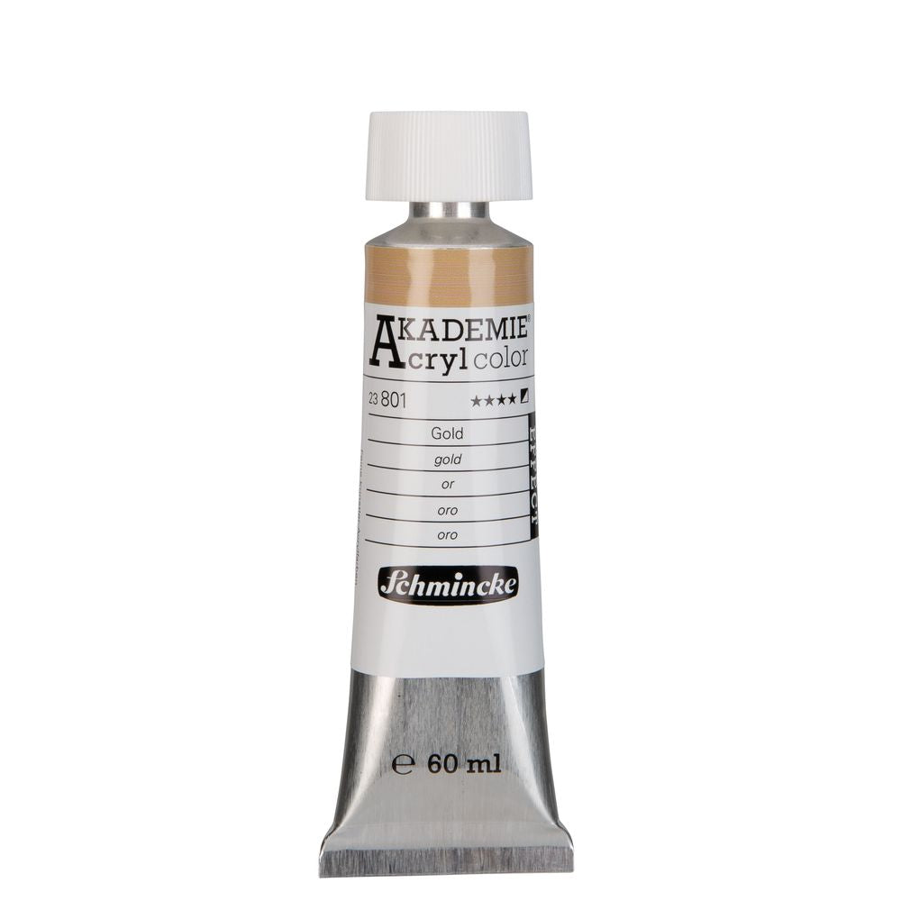 Tinta Acrílica Schmincke Akademie 60ml 801 Gold