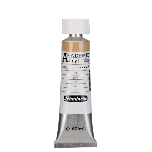 Tinta Acrílica Schmincke Akademie 60ml 801 Gold