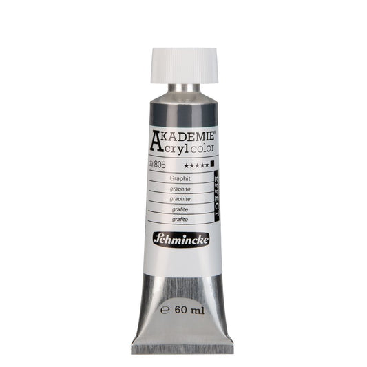 Tinta Acrílica Schmincke Akademie 60ml 806 Graphite
