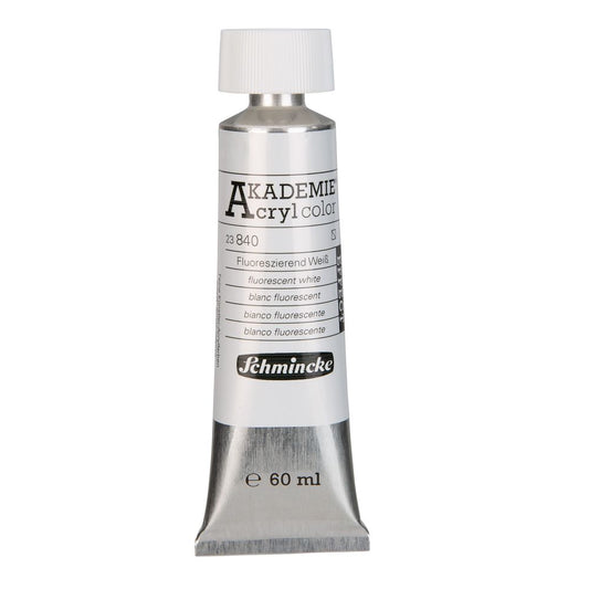 Tinta Acrílica Schmincke Akademie 60ml 840 Fluorescent White