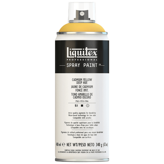 Tinta Acrílica Spray Liquitex 400ml 0163 Cadmium Yellow Deep Hue