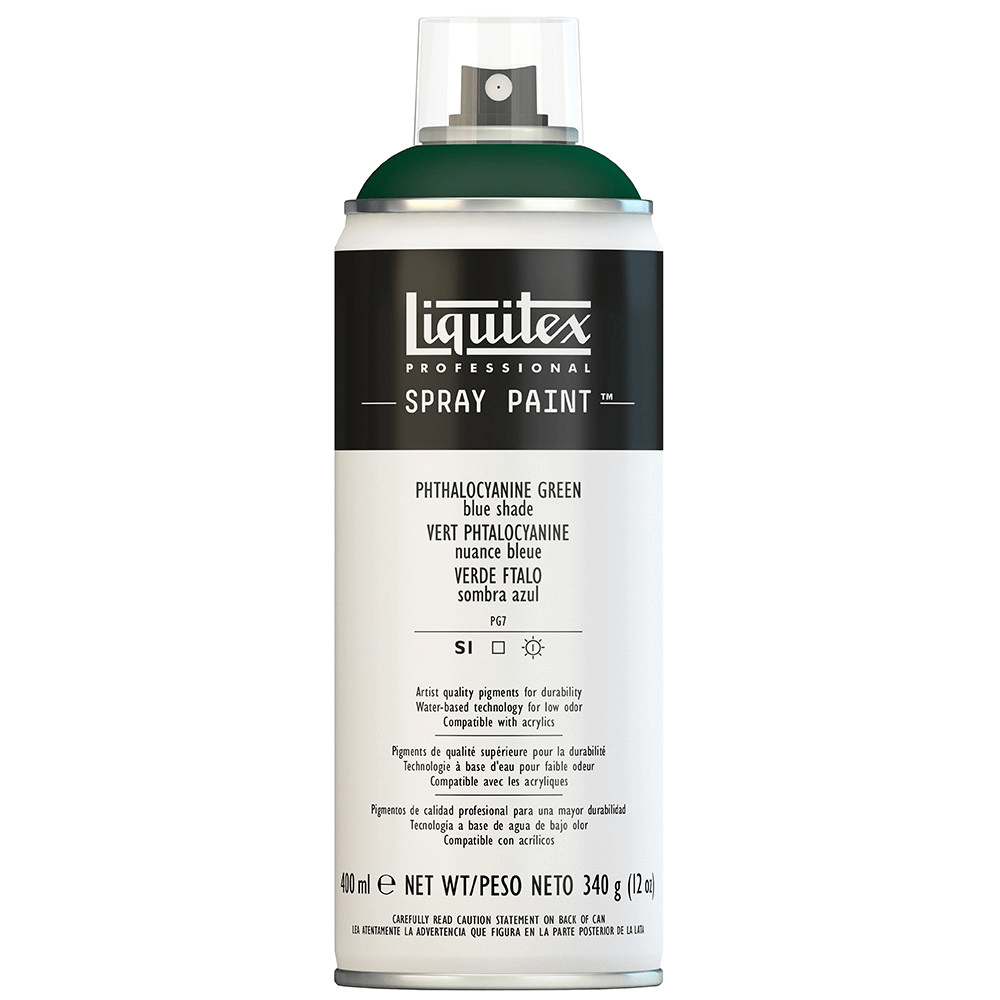 Tinta Acrílica Spray Liquitex 400ml 0317 Phthalo Green (Blue Shade)