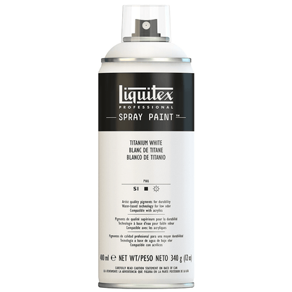 Tinta Acrílica Spray Liquitex 400ml 0432 Titanium White