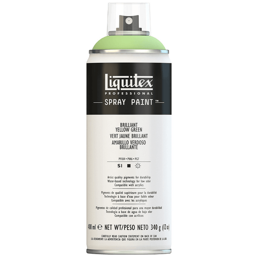 Tinta Acrílica Spray Liquitex 400ml 0840 Brilliant Yellow Green