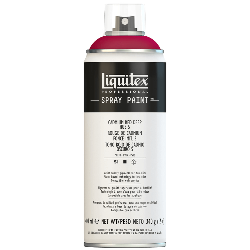 Tinta Acrílica Spray Liquitex 400ml 5311 Cadmium Red Deep Hue 5