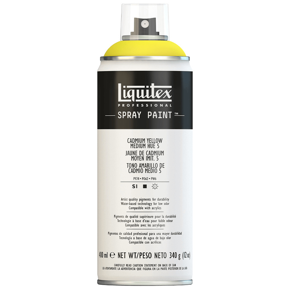 Tinta Acrílica Spray Liquitex 400ml 5830 Cadmium Yellow Medium Hue 5