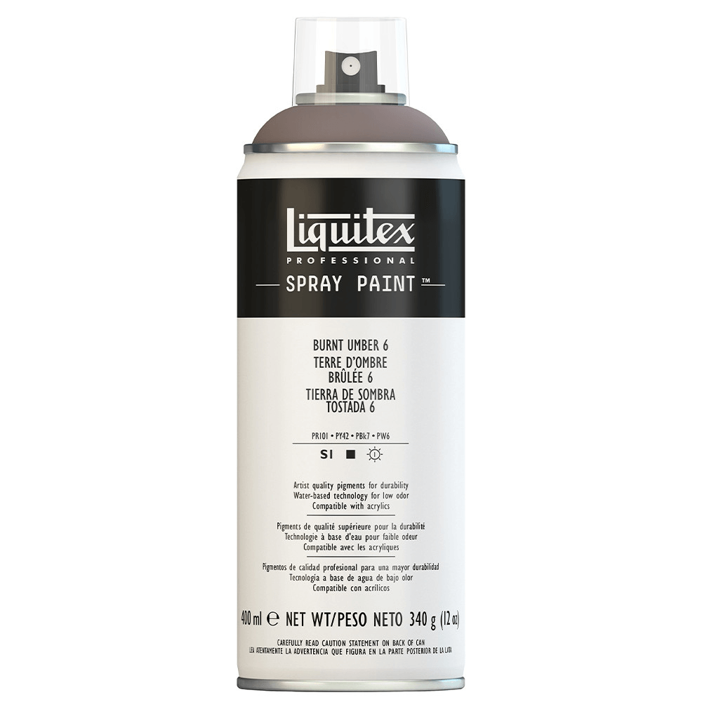 Tinta Acrílica Spray Liquitex 400ml 6128 Burnt Umber 6