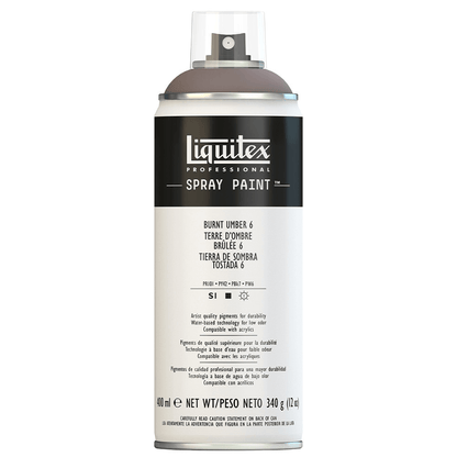 Tinta Acrílica Spray Liquitex 400ml 6128 Burnt Umber 6