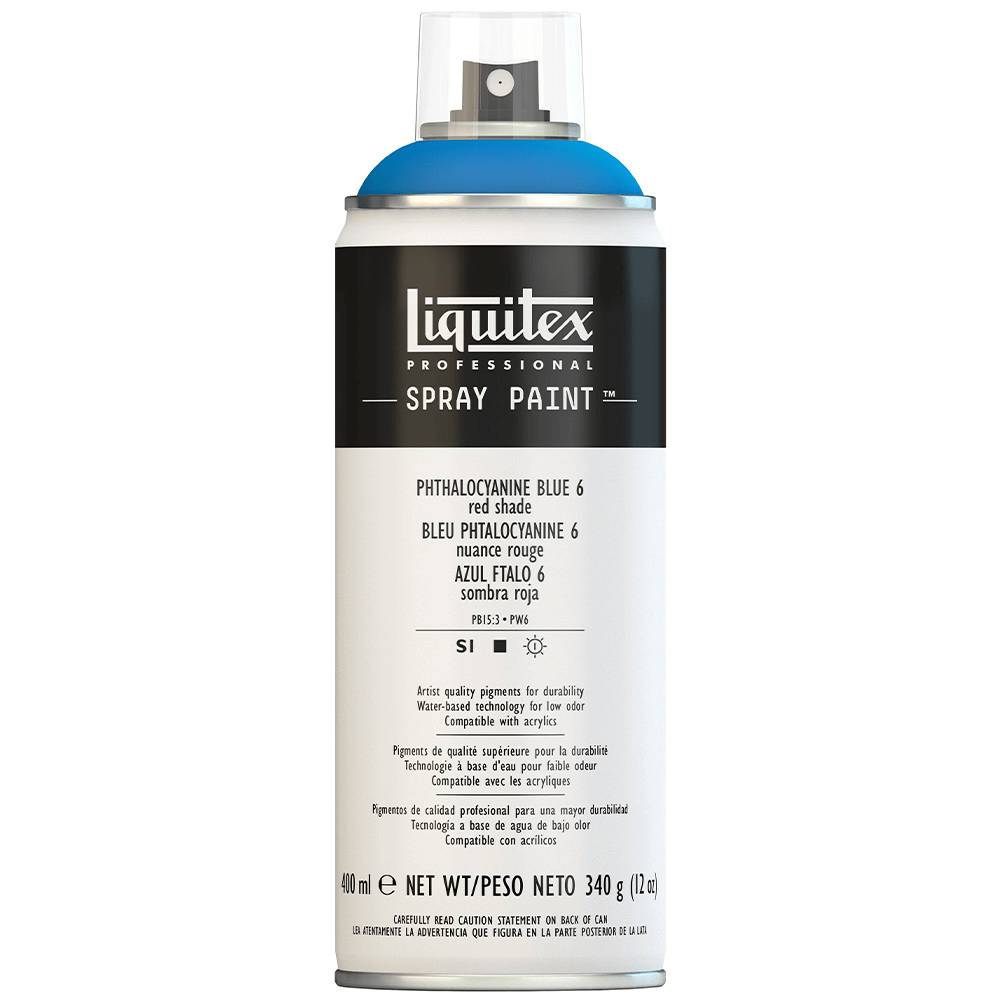 Tinta Acrílica Spray Liquitex 400ml 6316 Phthalo Blue 6 (Red Shade)