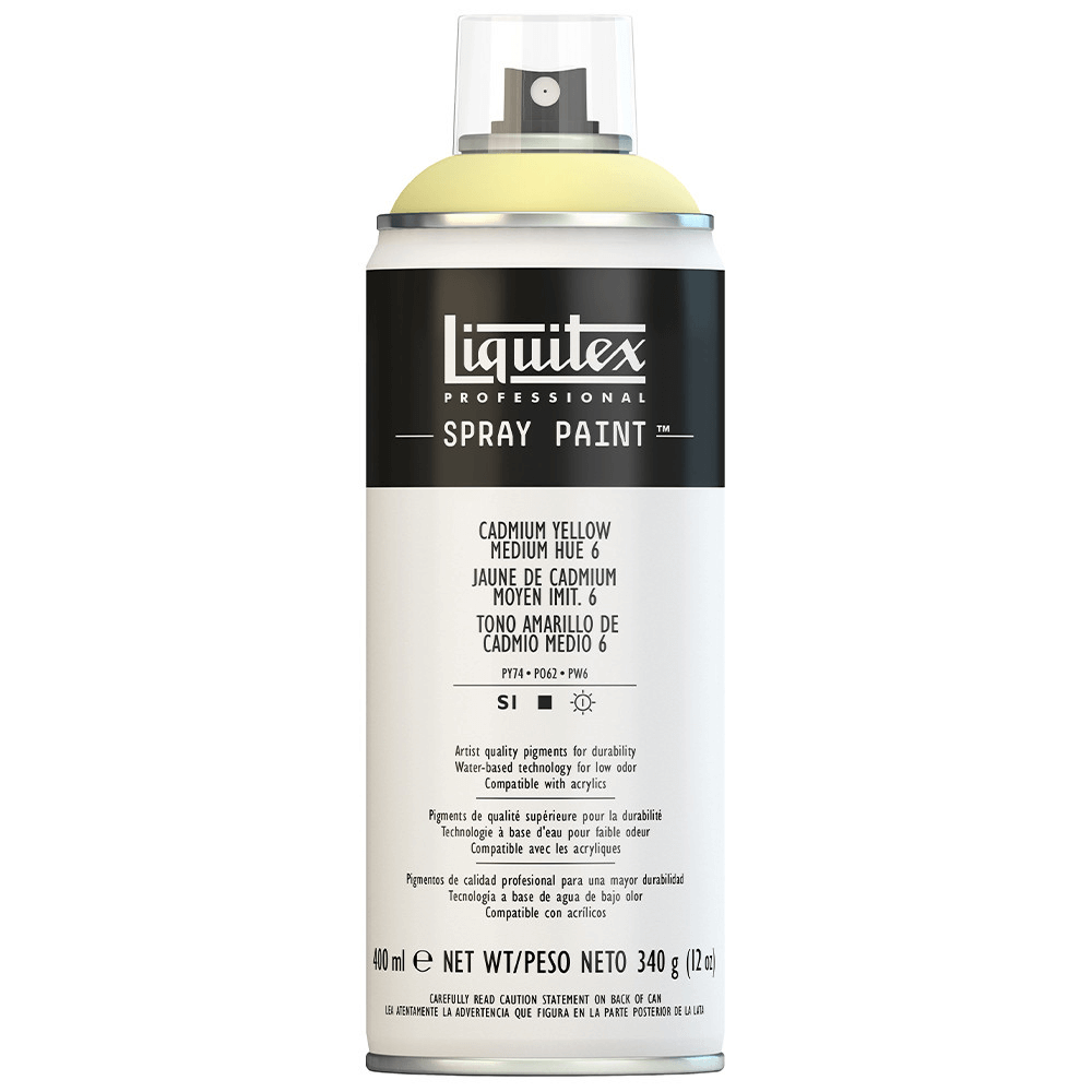 Tinta Acrílica Spray Liquitex 400ml 6830 Cadmium Yellow Medium Hue 6