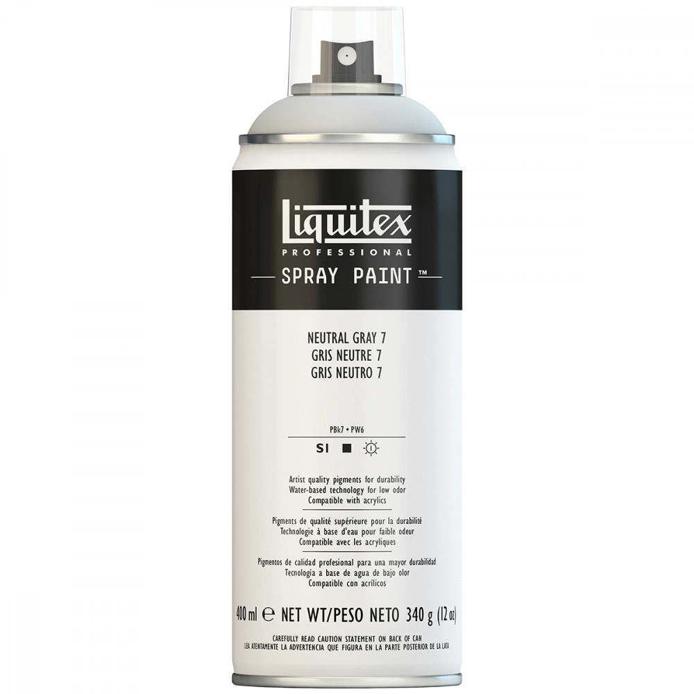 Tinta Acrílica Spray Liquitex 400ml 7599 Neutral Gray 7