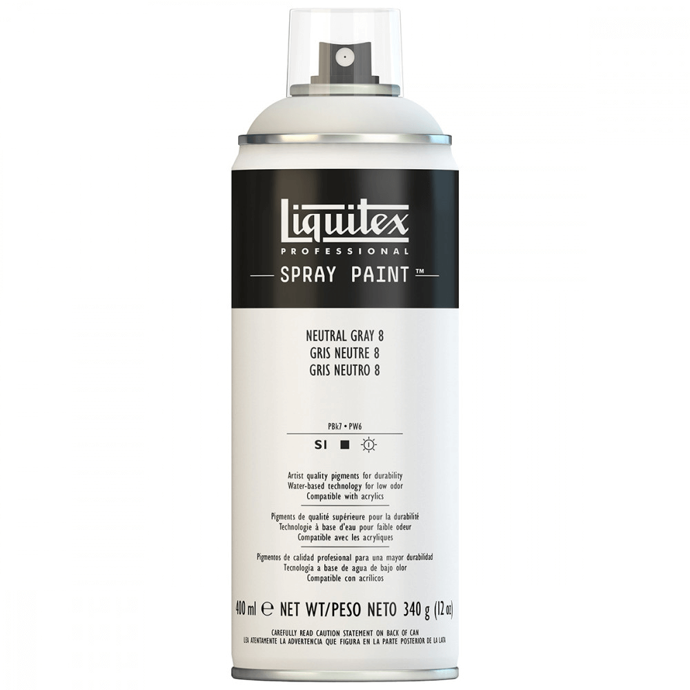 Tinta Acrílica Spray Liquitex 400ml 8599 Neutral Gray 8