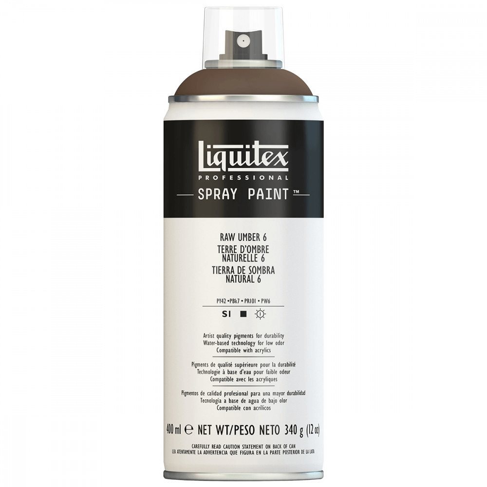 Tinta Acrílica Spray Liquitex 400ml 6331 Raw Umber 6