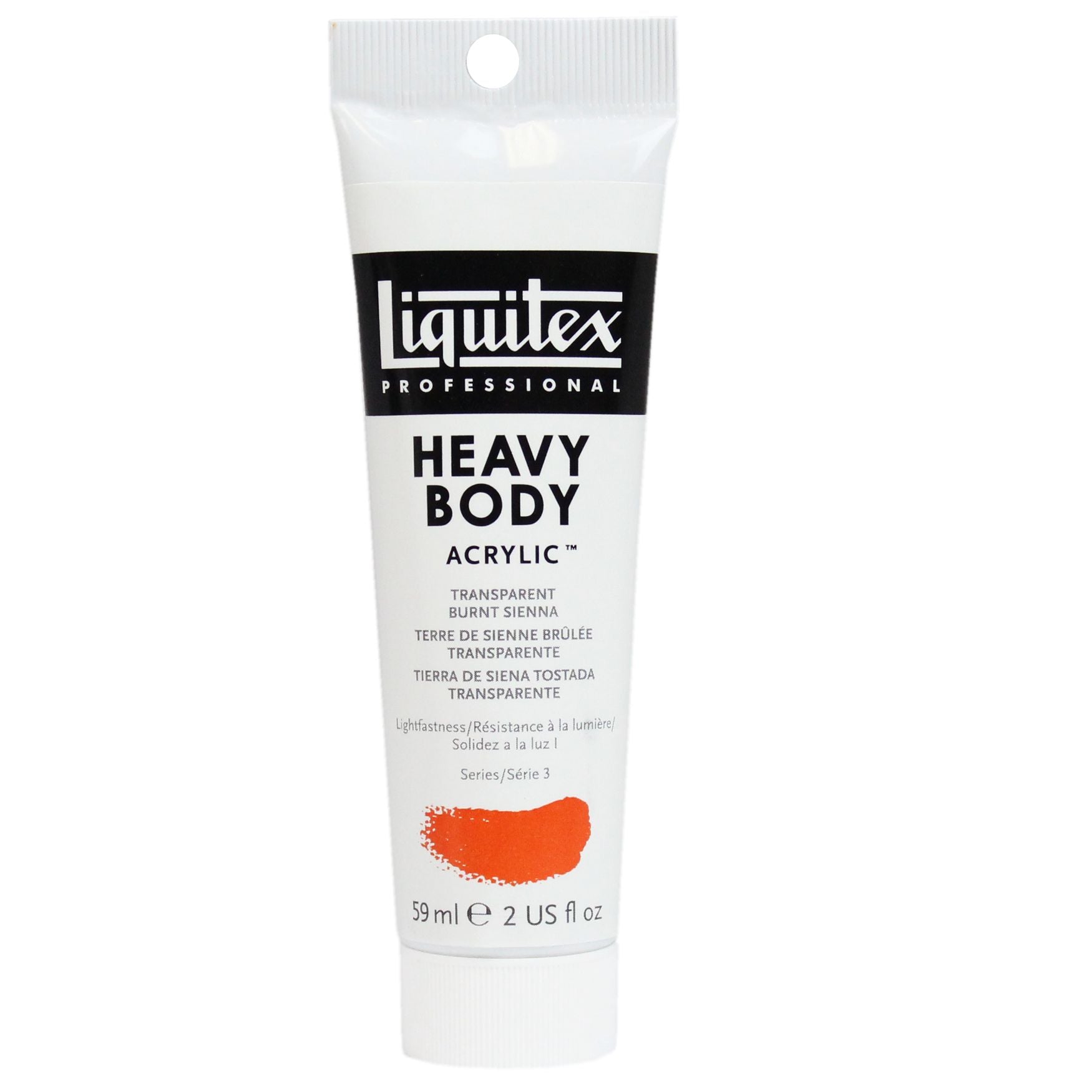 Tinta Acrílica Liquitex Heavy Body 129 Transparent Burnt Sienna 59ml