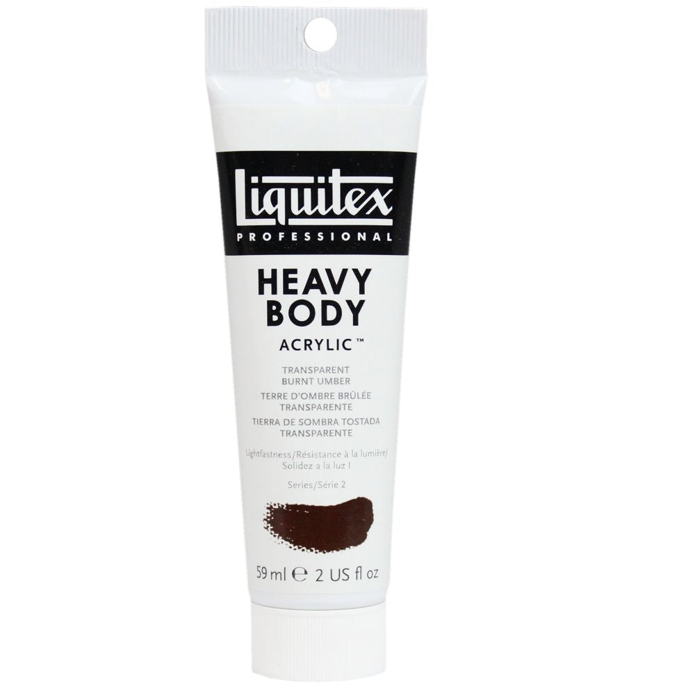 Tinta Acrílica Liquitex Heavy Body 130 Transparent Burnt Umber 59ml