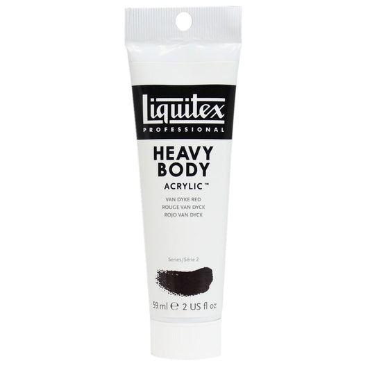 Tinta Acrílica Liquitex Heavy Body 392 Van Dyke Red 59ml