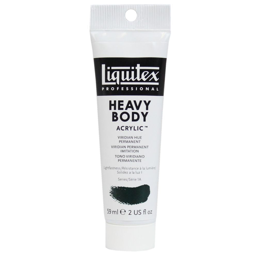 Tinta Acrílica Liquitex Heavy Body 398 Viridian Hue Permanent 59ml
