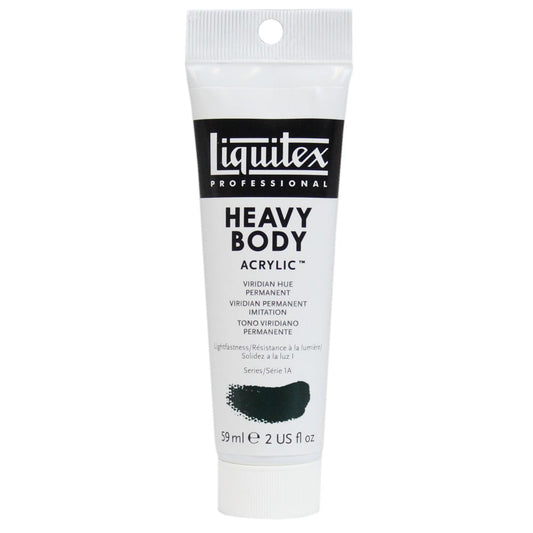 Tinta Acrílica Liquitex Heavy Body 398 Viridian Hue Permanent 59ml