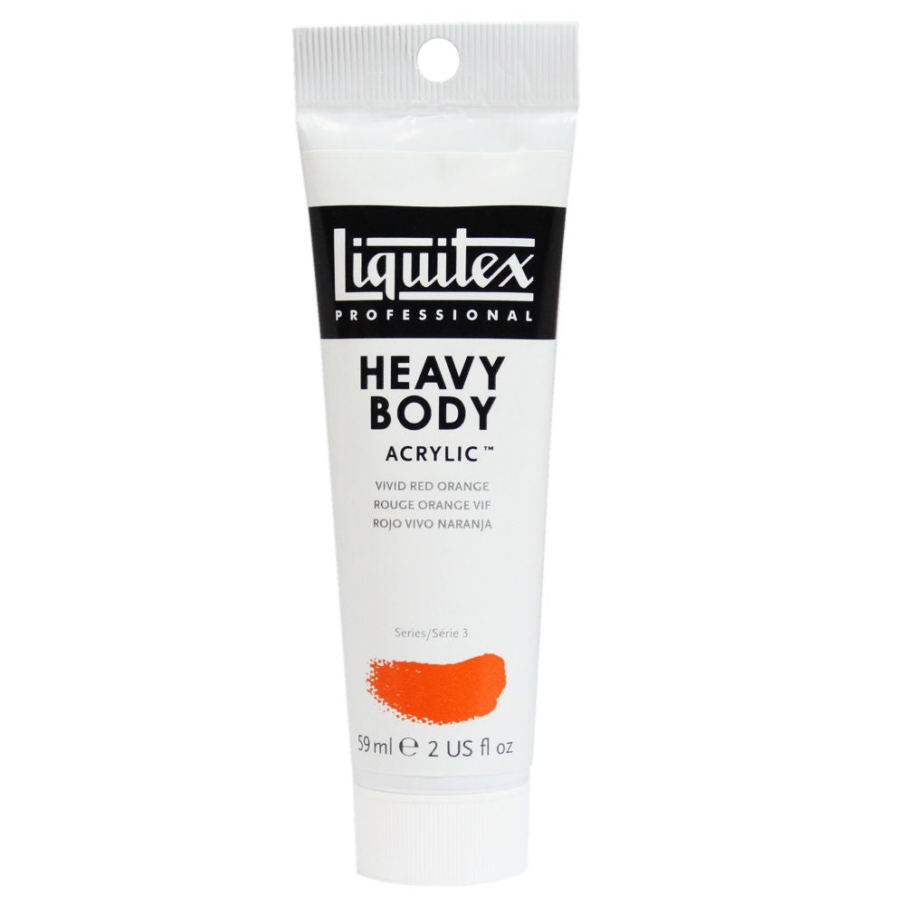 Tinta Acrílica Liquitex Heavy Body 620 Vivid Red Orange 59ml