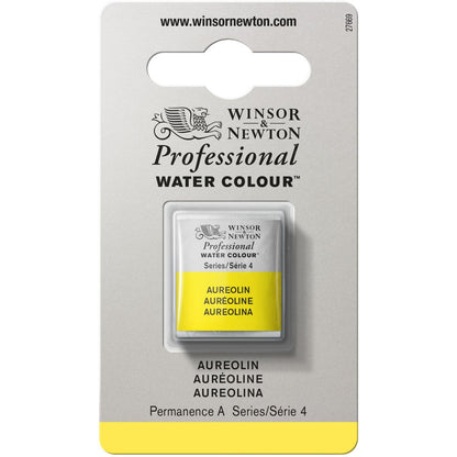 Tinta Aquarela Profissional Winsor & Newton Pastilha S4 016 Aureolin