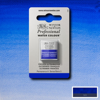 Tinta Aquarela Profissional Winsor & Newton Pastilha S2 263 French Ultramarine
