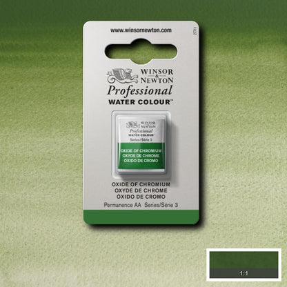 Tinta Aquarela Profissional Winsor & Newton Pastilha S3 459 Oxide Of Chromium